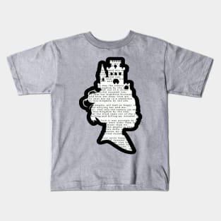 Annabel Lee - Poem Silouette Kids T-Shirt